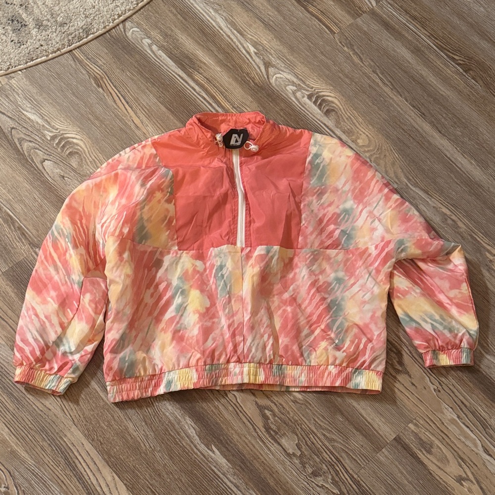 Multicolor Windbreaker Quarter Zip